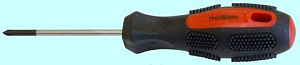 Отвертка Крестовая  №0 140мм (р.ч. 60мм) с магнитным наконечником "CNIC" (KT 2118-1) 