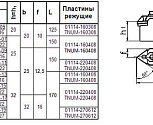 Резец Контурный 25х25х150 (MTNNL-25 25-М22) для 3-х гр. пластин левый TNUM-220408