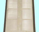 Набор образцов шероховатости поверх-ти из  6-ти шт, Фрезерование торцевое ГОСТ 9378-75 г.в. 1989