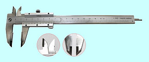 Штангенциркуль 0 - 150 ШЦТ-I (0,02) с твердосплавными губками, с глубиномером "CNIC" (Шан 141-120S) нерж. сталь 