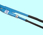 Ключ Трубный КТР - 1 (1") губки под углом 90 град. "CNIC" синие, шлифован. губ., обрез. ручки (BTP0601)