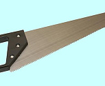 Ножовка 500мм с пластмассовой ручкой, шаг зуба 4мм (продольная) (051304) 