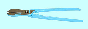 Ножницы по металлу 250 мм (10") (для прямой резки) кованные "CNIC" (TD1401) 