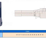 Патрон Фрезерный с хвостовиком R8 (7/16"- 20UNF) для крепления инструмента с ц/хв d22мм "CNIC"