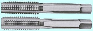 Метчик 1 3/4" BSW 55° 9ХС дюймовый, ручной, комплект из 2-х шт. (5 ниток/дюйм) 
