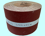 Шлифшкурка Бобина KK19XW 10H на тканевой основе, водостойкая  0,100х25м ГОСТ 12439-79 (БАЗ)
