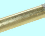 Сверло d10,5(10,0) трубчатое перфорированное с алмазным напылением АС20 125/100 2-слойное 1,28карат