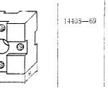 Подкладка прямоугольная 60х30х17,5 с Т-образным пазом 8мм (7033-0285) ГОСТ14408-69