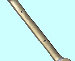 Ключ Рожковый и накидной  7мм хром-ванадий (сатингфиниш) # 8411 "CNIC"