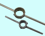 Плашкодержатель d 20/38мм (М3-М14, G1/8"-G1/4") двухстор. с 2-мя кольцами покр. цинк