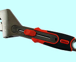 Ключ Разводной КР-24 (200мм/8") быстрозажимной с полимер. покрыт. ручки, со шкалой "CNIC"