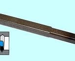 Резец Резьбовой  10х10х140 Т15К6 для внутренней резьбы левый DIN 283-60 "CNIC"