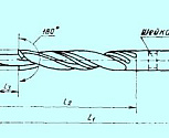 Сверло М14 (D16,0 и d12,0) 180° ц/х Р6М5 "CNIC"