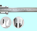 Штангенциркуль 0 - 150 ШЦТ-I (0,02) с твердосплавными губками, с глубиномером "CNIC" (Шан 141-120S) нерж. сталь