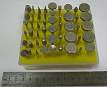 Набор головок алмазных из 50шт. D3,0мм по камню и стеклу "CNIC"