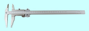 Штангенциркуль 0 - 300 ШЦ-II (0,02) моноблок с устройством точной установки рамки "CNIC" (Шан 148-135S) нерж. сталь 