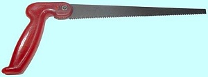 Ножовка 250мм с пластмасовой ручкой ГОСТ 26215-84 шаг 3,5мм тип 3 