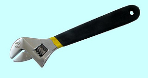 Ключ Разводной КР-36 (300мм/12") хром. с полимер. покрыт. ручки, со шкалой "CNIC" (WT0151) 