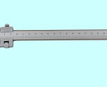 Штангенциркуль 0 - 300 ШЦ-II (0,05) моноблок с устройством точной установки рамки "CNIC" (Шан 148-535S) нерж. сталь