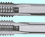 Метчик 2" BSW 55° 9ХС дюймовый, ручной, комплект из 2-х шт. (4 1/2 ниток/дюйм)