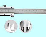 Штангенциркуль 0 - 125 ШЦТ-I (0,02) с твердосплавными губками с глубиномером "CNIC" (Шан 141-115S) нерж. сталь
