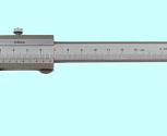 Штангенциркуль 0 - 125 ШЦ-I (0,02) моноблок с глубиномером "CNIC" (Шан 140-115S) нерж. сталь