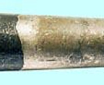Головка алмазная цилиндрическая d 2,8мм к/х АС4 80/63 конический хв.