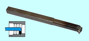 Резец Резьбовой  10х10х140 Т15К6 для внутренней резьбы левый DIN 283-60 "CNIC" 