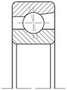 Подшипник 5-46118 E (7018 АСD/P5) "CNIC"