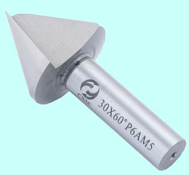 Зенковка d 10,4х12.0х 50 конус  60° dхв=6мм Р6АМ5 ц/х Z=1 DIN334 "CNIC" 