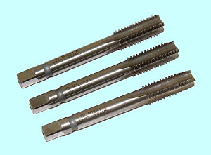 Метчик М 8,0х1,0 м/р.Р6АМ5 комплект из 3-х шт. "CNIC" 