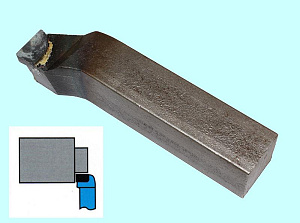 Резец Подрезной отогнутый 40х40х200 Т15К6 DIN 4977 "CNIC" 