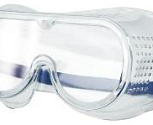 Очки защитные прозрачные с прямой вентиляцией (12207)