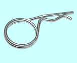Шплинт пружинный игольчатый d 3,0мм (для отверстий d3,5мм), форма D, DIN11024, покрытие цинк