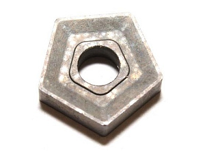 Пластина PNUM  - 110416  Т15К6 (Н10) пятигранная dвн=6мм (10114) со стружколомом 