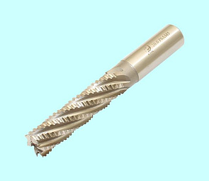 Фреза Концевая d28,0х 90х166 ц/х Р6АМ5 Z=6 обдирочная со стружколомом "CNIC" dхв-25мм 