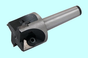 Фреза Концевая d75,0х157.7 к/х с механическим креплением тв. 3-х гранных пластин TPKN-1603 Z=4 КМ4 "CNIC" 