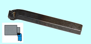 Резец Подрезной отогнутый  6х 6х 80 Т5К10 DIN 4977 "CNIC" 