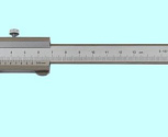 Штангенциркуль 0 - 125 ШЦ-I (0,05) моноблок с глубиномером "CNIC" (Шан 140-515S) нерж. сталь