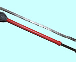 Ключ Трубный цепной односторонний (универсальный) до  8" (200мм) L900-1200мм (TD06BC8) "CNIC" с телескоп. ручкой