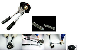 Ножницы секторные для резки провода ACSR (ЛЭП) d до 30мм(400мм кв.) J30 с телескоп.ручками 29312 
