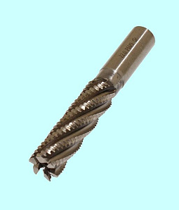 Фреза Концевая d22,0х 75х141 ц/х Р6АМ5  Z=6 обдирочная со стружколомом "CNIC" dхв-20мм 