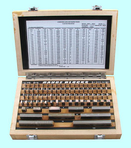 Наборы концевых мер длины № 1, кл.точн.0 (83 меры от 0,5 до 100мм) "CNIC" (ALDS 83) 