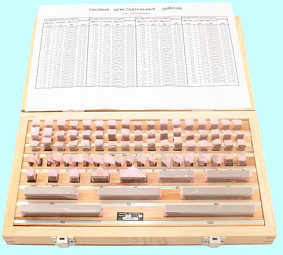 Наборы концевых мер длины № 3, кл.точн.2 (112 мер от 0,5 до 100мм) "TLX" (ALDS 112) 