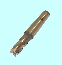 Фреза Концевая d18,0х 32х117 к/х  Р6АМ5  Z=4 КМ2 DIN845 обдирочная со стружколомом "CNIC" вышлифованная 