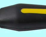 Ручка для напильника, обрезиненная 100мм (L100мм) прямоугольное отв. (B9)