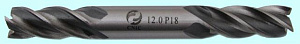 Фреза Концевая d10,0х20х 80 ц/х Р18 Z=4 двухсторонняя "CNIC"  