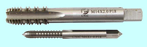 Метчик М22,0 х 1,5 м/р.Р18 с шахматным шагом "CNIC" 