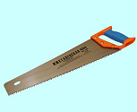 Ножовка 500мм прямой шаг 6,5мм "Премиум" с двухкомпонентной ручкой (Ижевск)