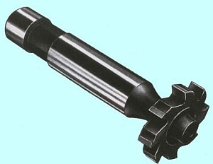 Фреза Для пазов сегментных шпонок 22х6,0х 60мм ц/х Р9 разнонаправленный зуб Z=8 "CNIC" 